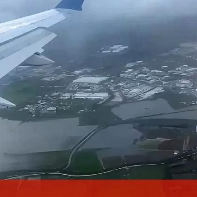 Imagens aéreas revelam inundações na zona do Tejo junto a Lisboa