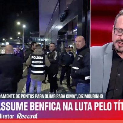 Vítor Pinto divulga mensagem motivacional de Mourinho para o Benfica