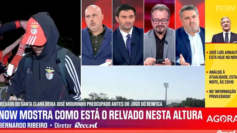 Bernardo Ribeiro e as queixas de Mourinho: «O Benfica vai encontrar um relvado muito melhor que Sporting e FC Porto»