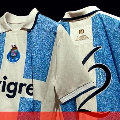 Nova camisola do FC Porto presta homenagem a Pinto da Costa