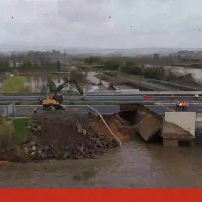 Reconstrução na A1, junto a Coimbra, continua em curso
