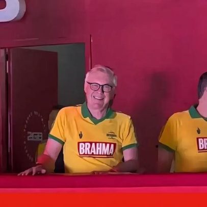 Ancelotti marca presença no Carnaval de Salvador da Bahia