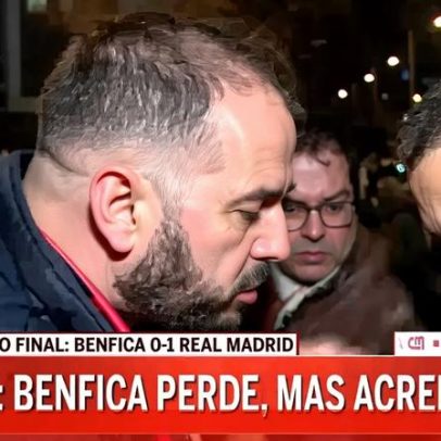 Equipa de reportagem da CMTV é ameaçada na Luz após Benfica-Real Madrid
