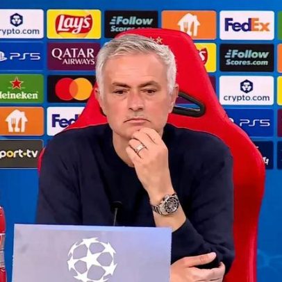 Mourinho reage a episódio com Vinícius na Luz, considera situação recorrente