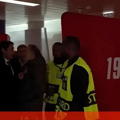 Estação televisiva regista momento de tensão entre Rui Costa e elemento do Real Madrid