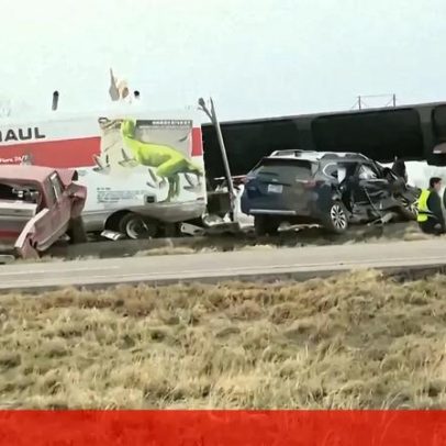 Quatro mortos num acidente com mais de 30 veículos nos EUA