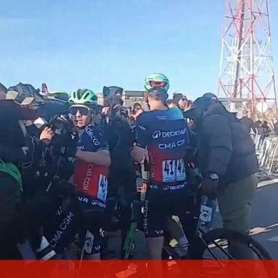 Paul Seixas celebra primeira vitória profissional no Alto da Fóia