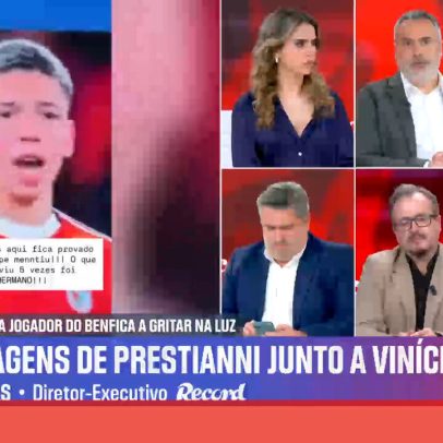 Imagens de Prestianni não têm relevância; discute-se o que ocorreu minutos antes