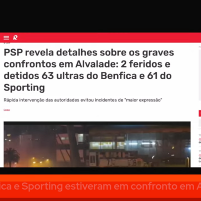 Ultras em Alvalade criam caos; decisão de Prestianni pode vir antes da 2ª mão