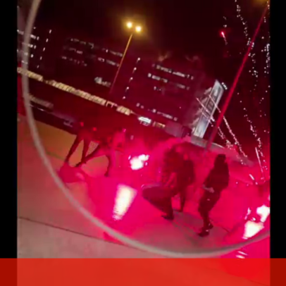 Imagens revelam violência entre ultras do Benfica e do Sporting em Alvalade