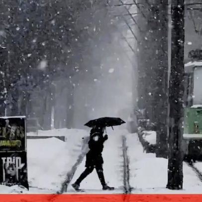 Nova tempestade de neve atinge o sul da Roménia