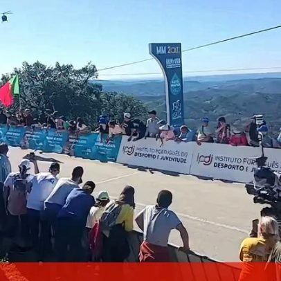 João Almeida ataca na primeira passagem pelo Alto do Malhão