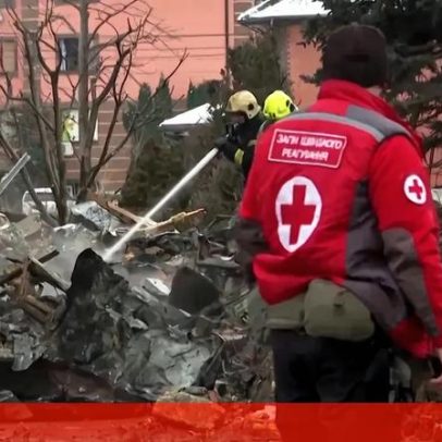 Ataque com mísseis e drones atinge Kiev; uma pessoa morre