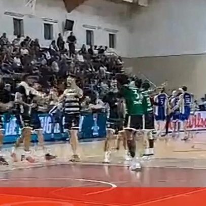 Sporting conquista Taça de Portugal de basquetebol e celebra vitória