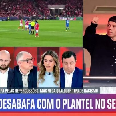 Luís Pedro Sousa com Prestianni frente ao Real Madrid, decisão em aberto