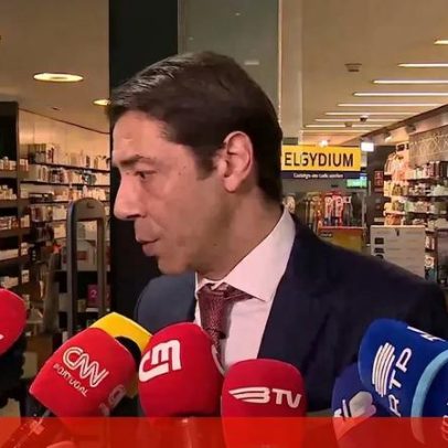 Rui Costa à partida para Madrid: túnel, imagem do Benfica e Prestianni
