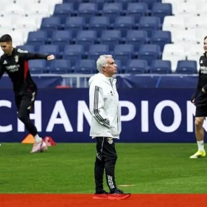 Onze provável do Benfica para enfrentar o Real Madrid