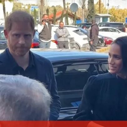 Príncipe Harry e Meghan visitam hospital em Amã com pacientes de Gaza