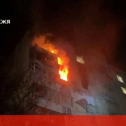 Ataque russo em Zaporijia causa nove feridos