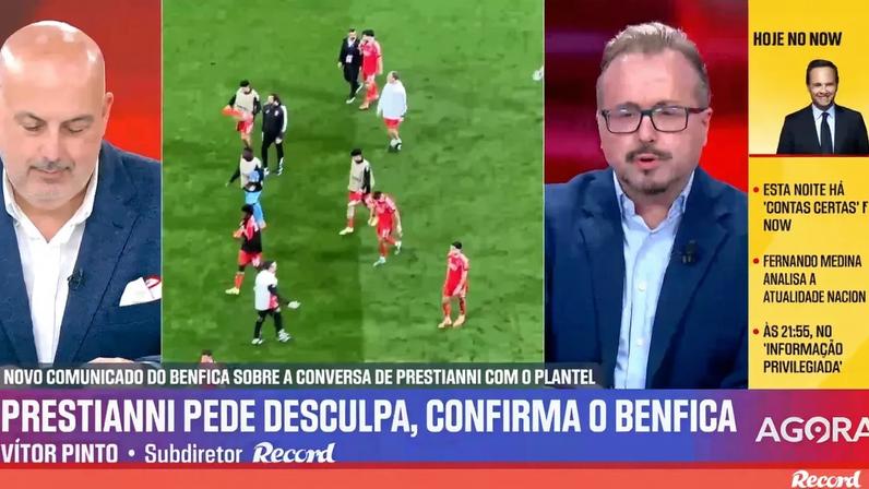 Vítor Pinto adapta lema de Ruben Amorim: «Onde vai Prestianni, não vão todos os jogadores do Benfica»