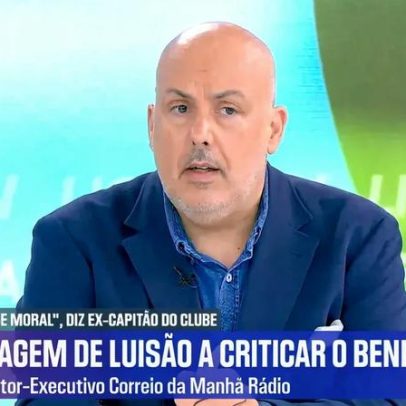 Pedro Sousa acusa Rui Costa e Vieira de limpar a sujeira associada a Luisão