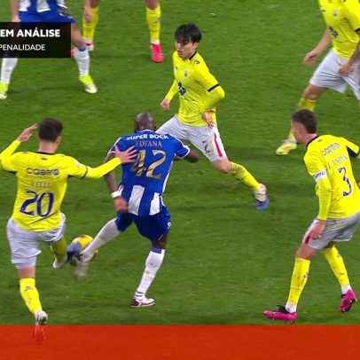 Penálti que deu 2-1 ao Porto frente ao Arouca gerou revolta