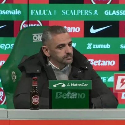 Rui Borges explica o motivo da frustração de Suárez ao intervalo