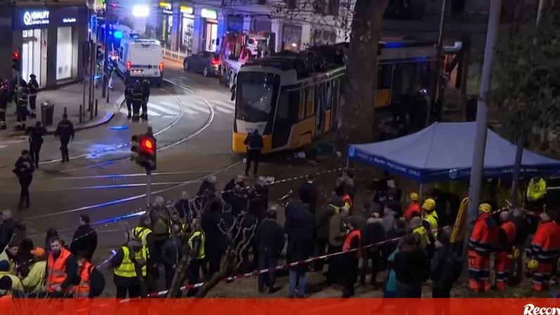 Imagens mostram aparato após descarrilamento mortal em Milão