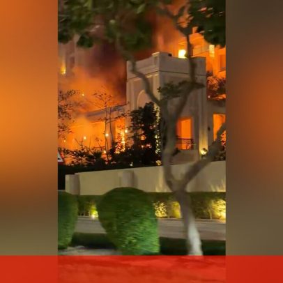 Hotel de luxo em Dubai atingido por mísseis iranianos