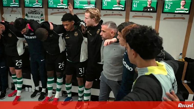 Bastidores do Sporting-Estoril destacam discurso de Hjulmand