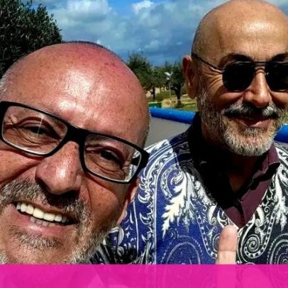 Goucha recebe carinho do marido e declara: Gosto mais de ti