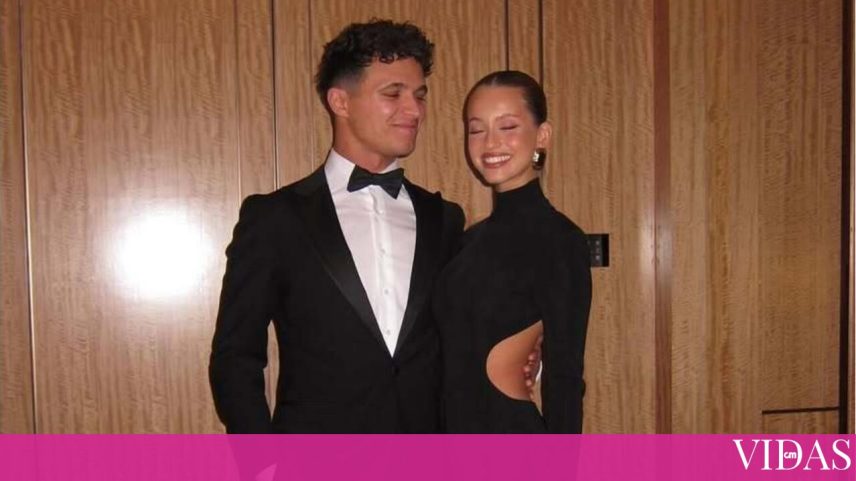 Margarida Corceiro e Lando Norris