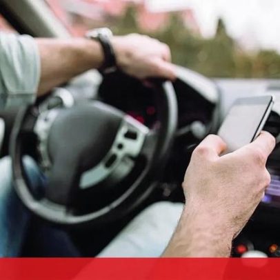 Campanha alerta para o perigo de usar telemóvel ao volante