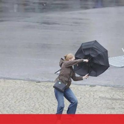 Domingo mais pacífico: vento mais suave, chuva persiste