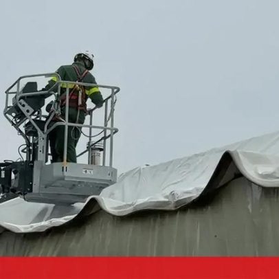 Exército repara telhados em Figueiró dos Vinhos
