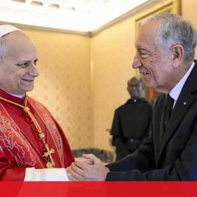 Marcelo reúne-se a sós com o Papa Leão XIV por 25 minutos