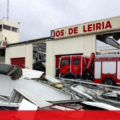 Bombeiros Voluntários de Leiria ficaram sem telhado e angariaram 52.600 euros