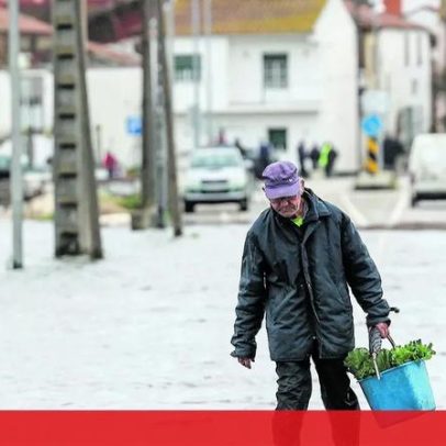 Chuva intensa deixa solos à beira da rotura