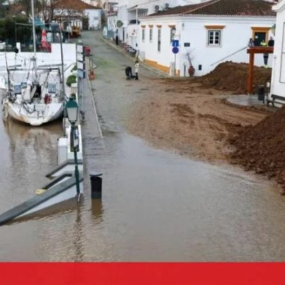 Nível do Guadiana desce, mas inundações persistem em Alcoutim