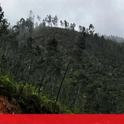 Derrocada em Oleiros restringe circulação entre Cambas e Alto da Pisoria