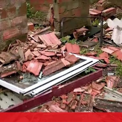 Mulher grávida de sete meses fica sem apoio após mau tempo