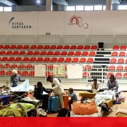 Imagens do centro que acolhe quem perdeu tudo em Santarém