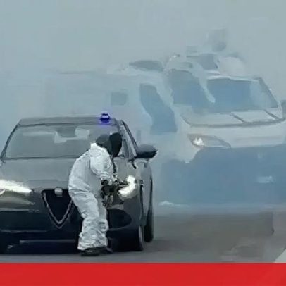 Assalto a carrinha de valores numa autoestrada italiana com tiros e explosões
