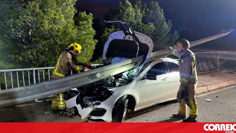 Condutor ''escapa'' a empalamento por um triz em Espanha