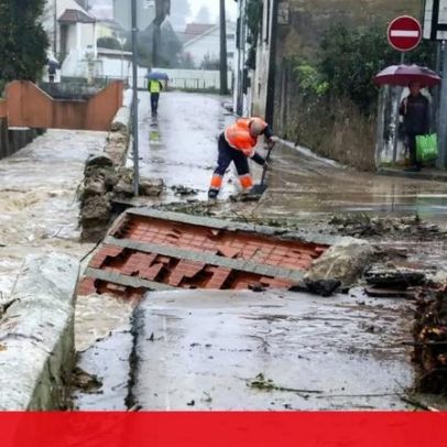 Locais de apoio acolhem 160 pessoas retiradas de zonas de cheia em Coimbra