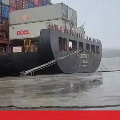 Navio de 260 metros rompe amarras e fica à deriva no Tejo