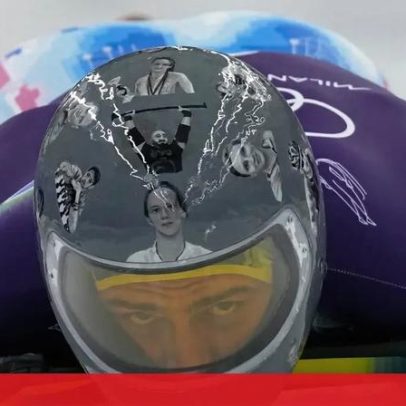 Atleta ucraniano de skeleton banido por capacete em memória de mortos da guerra