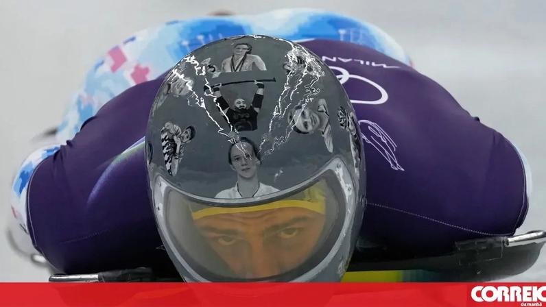 Vladyslav Heraskevych a usar o capacete