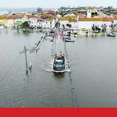 Nível do rio Tejo deve continuar a descer durante a noite