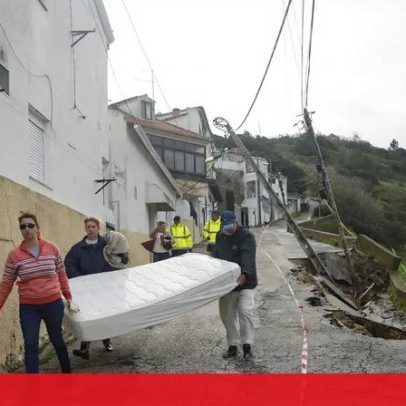 Derrocadas em Porto Brandão deixam 500 pessoas em risco
